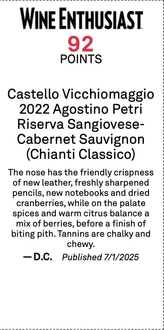 2022 Vicchiomaggio | Agostino Petri | Chianti Classico Riserva